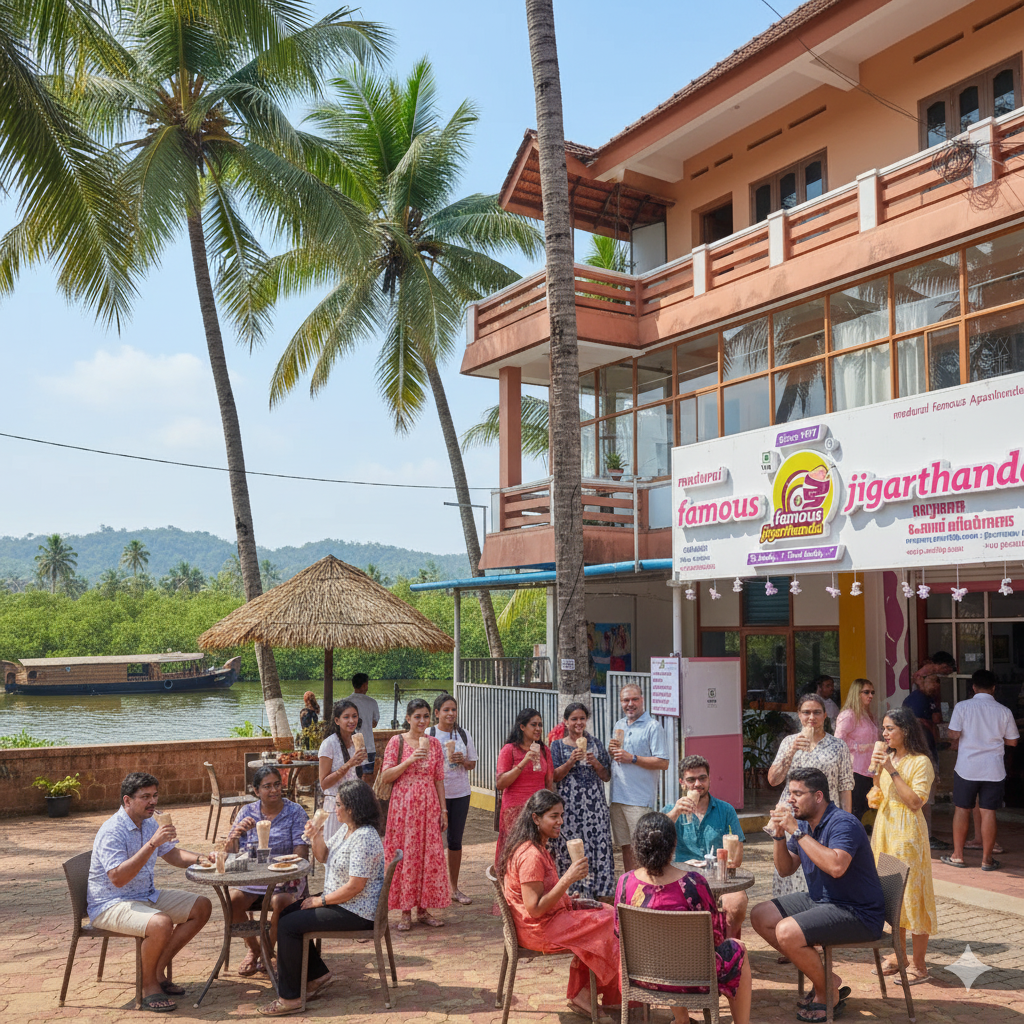 Madurai Famous Jigarthanda outdoor cafe in Kerala - Explore Franchise Opportunities in kerala